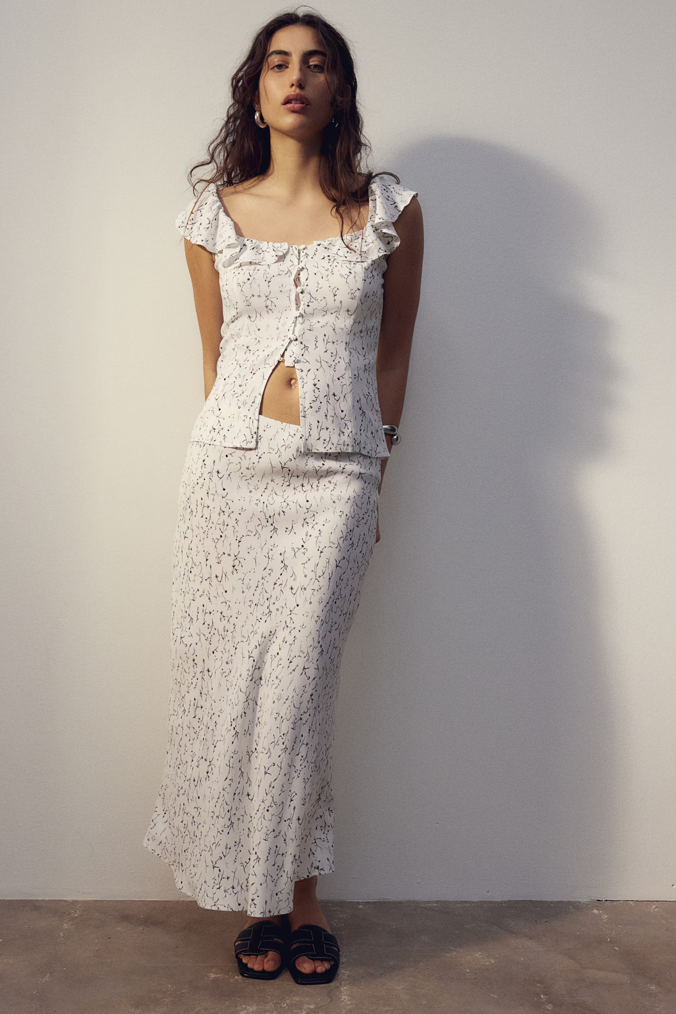 Crêped Viscose Skirt | H&M (US + CA)