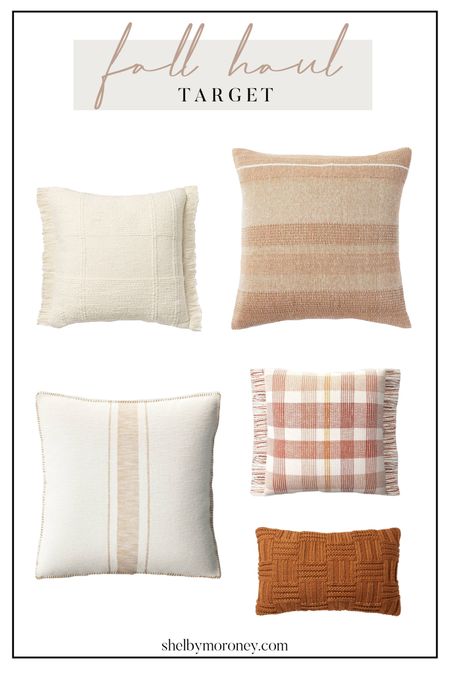 Target pillow refresh for fall 

#LTKunder100 #LTKunder50 #LTKSeasonal