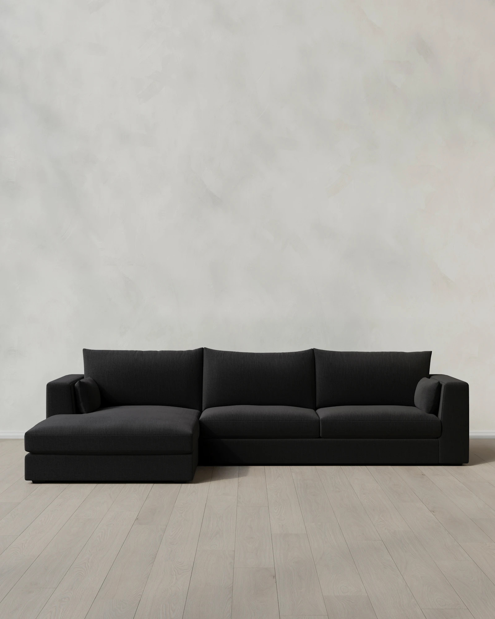 Oasis Performance Linen Blend Chaise Sectional | Quince