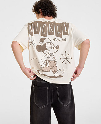 Men's Mickey Mouse Graphic Short-Sleeve T-Shirt, Macy's Exclusive | Macy's