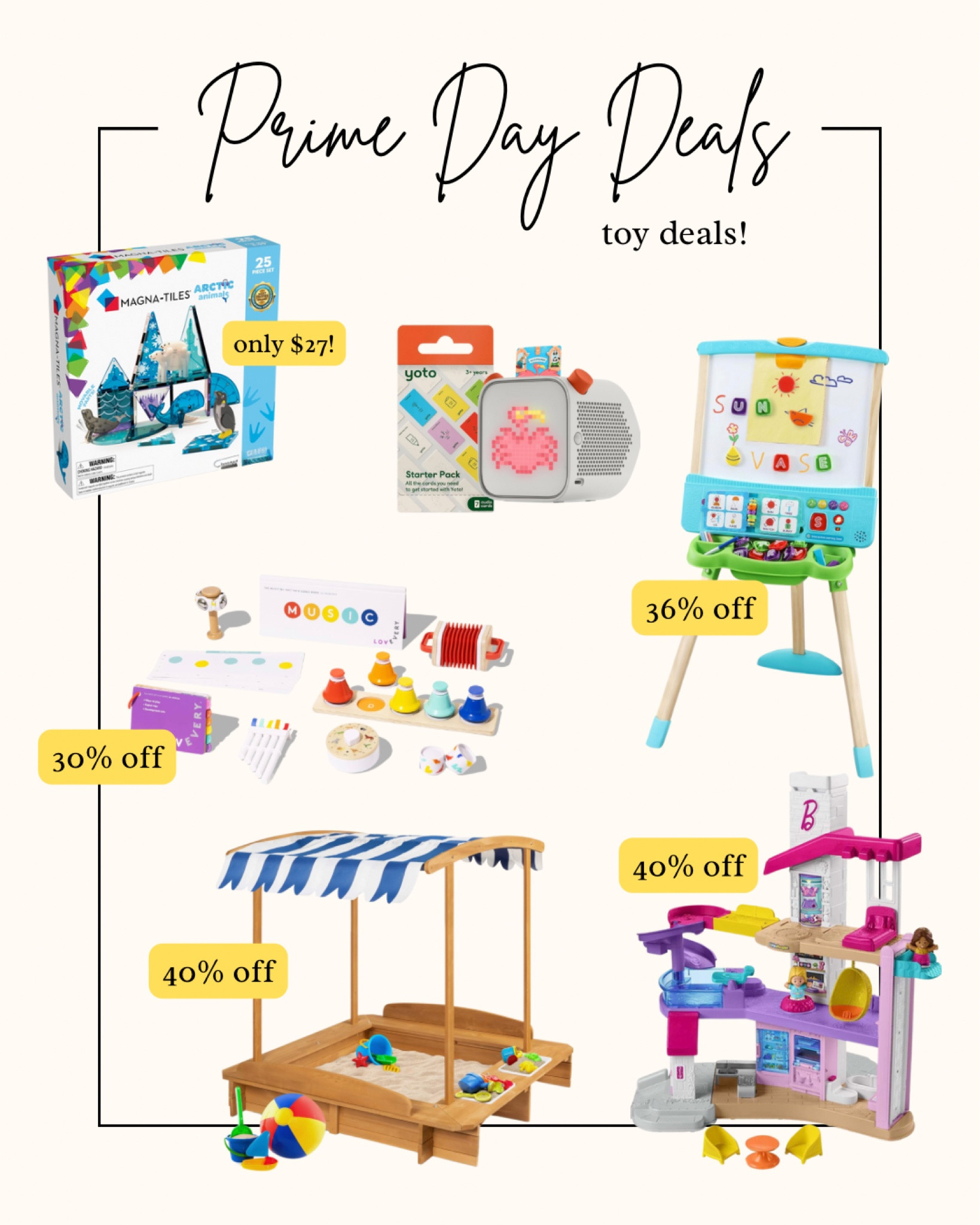 Prime Day Deals on kids toys! These are all things my girls love and use all the time. Great time to invest in some Magnatiles or a sandbox!

#LTKKids #LTKSaleAlert
