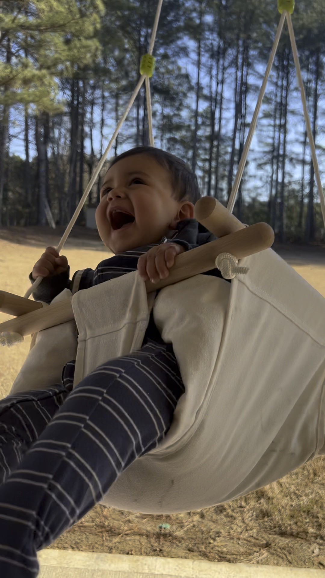 The perfect summer porch swing for your little one 💙

#LTKbaby #LTKkids #LTKhome