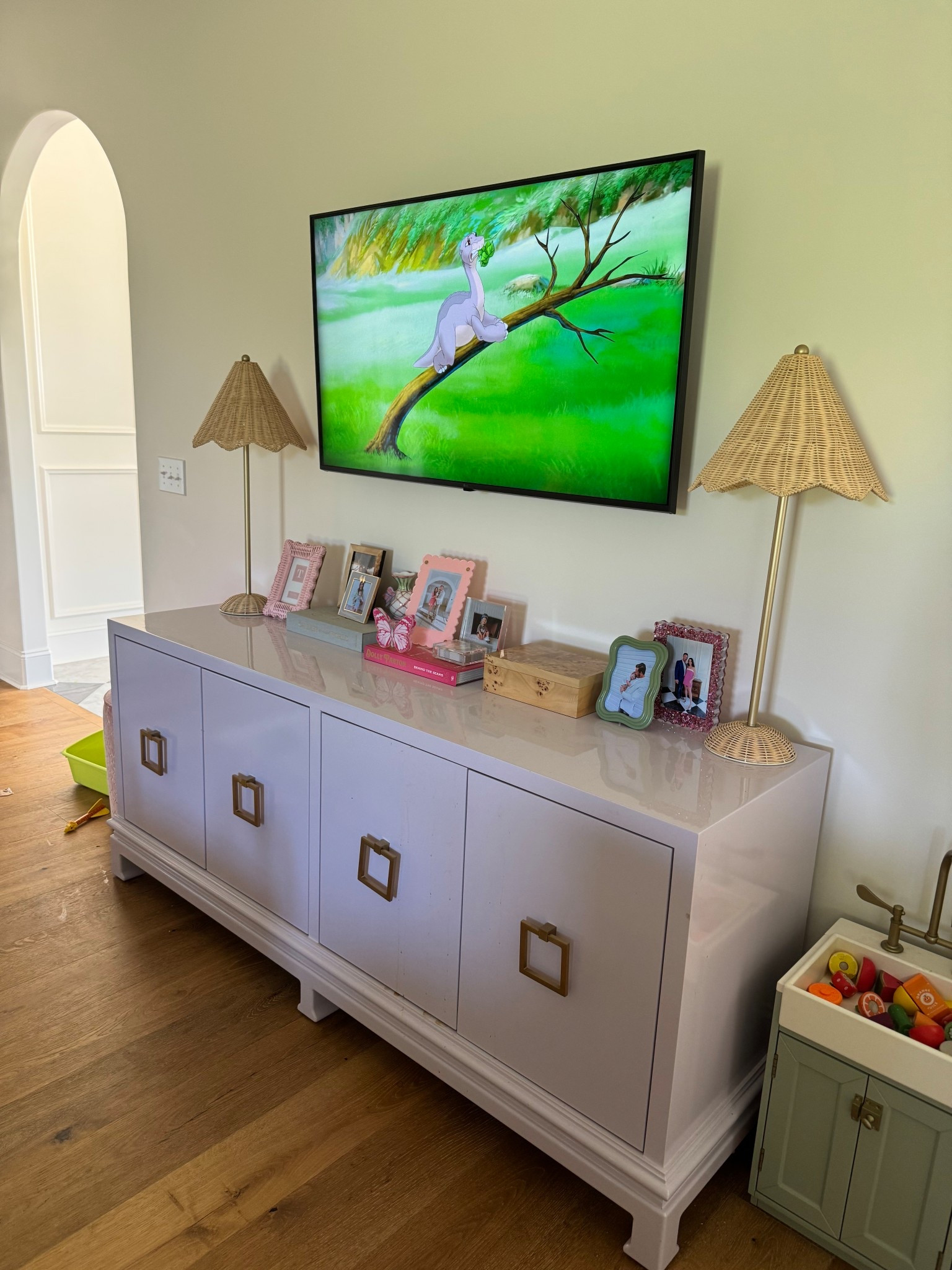 Credenza | toy storage | living room | rattan lamps 

#LTKHome #LTKParties #LTKFamily