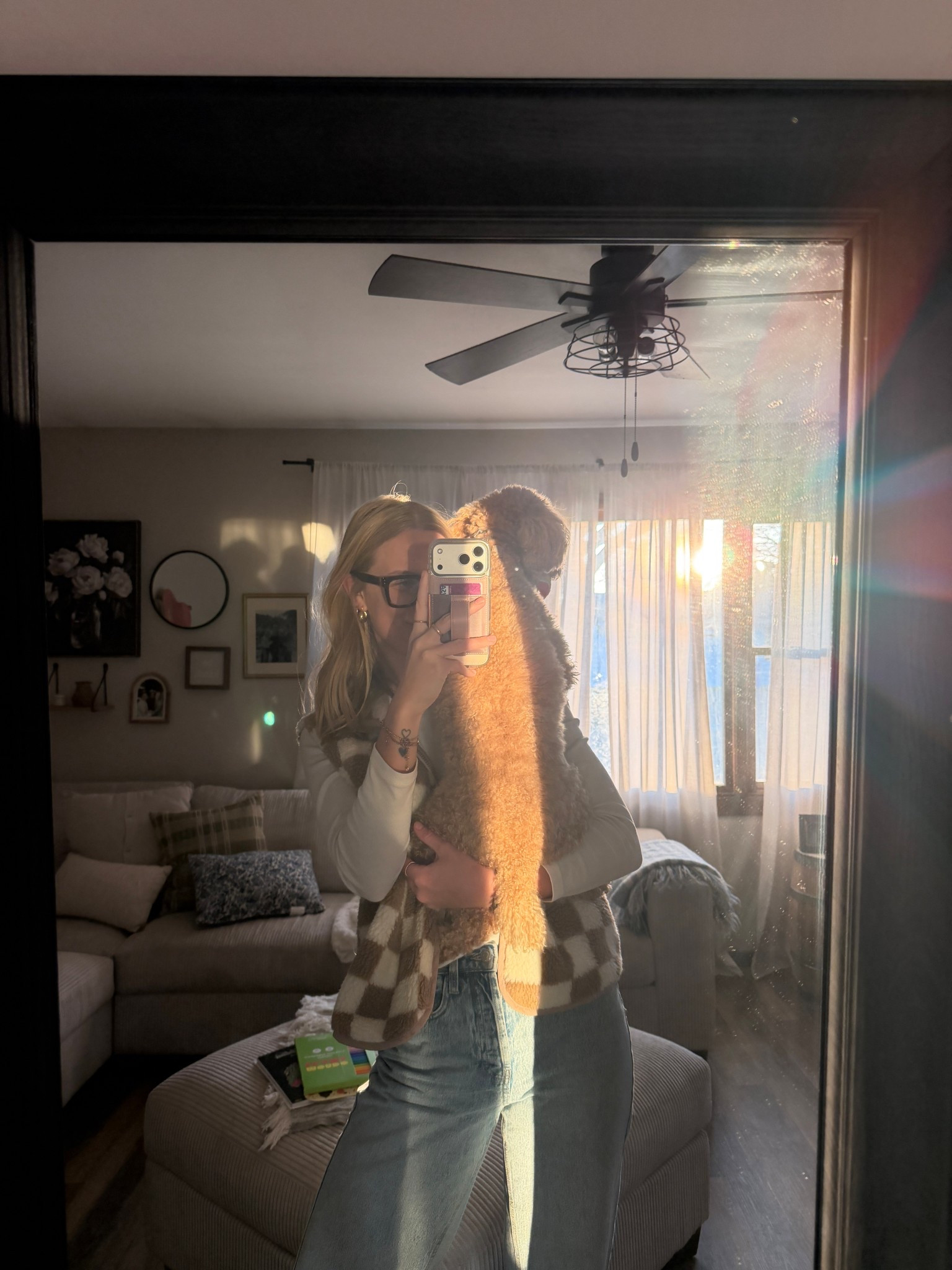 FRANKIEEEEE 🤎🤍🐻🥔🐌🥧👝🐪🍄‍🟫

LOVING this Amazon vest!!! Sized up to a medium for a more oversized fit but get your normal size if you want a more fitted fit AND IT’S ON SALE TODAY for $27.99!!! 🤑💸
Small in white @Target  ribbed long sleeve tee
4 in @Target High-rise jeans
8.5 in free people dupe sneakers from Amazon
No-show socks are from Old Navy :)

winter outfits, Amazon finds, Amazon deals, Amazon trends, Amazon fashion, Amazon vests, checkered vests, sherpa vests, Target finds, Target fashion, Target basics, Target tops, Target jeans, Target denim, trending denim, straight leg jean outfits, Amazon shoes, Amazon footwear, Amazon sneakers, free people dupes, trending on Amazon, hot deals, outfit of the day

#LTKSaleAlert #LTKSeasonal #LTKootd