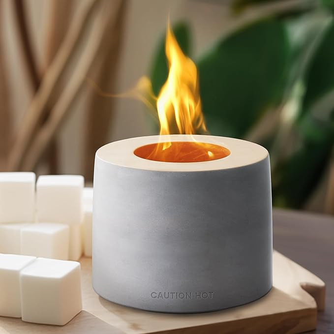 Tabletop Fire Pit Bowl Indoor Fire Pit Tabletop Fire Pit Concrete Smores Fire Pit Tabletop 5 Inch... | Amazon (US)