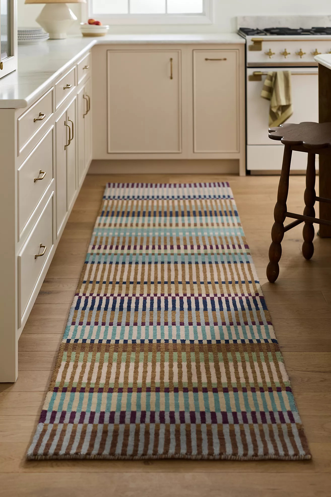 Brooke Tufted Wool Striped Rug | Anthropologie (US)