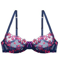 Clementina Non-Padded Plunge Bra | Journelle OLD