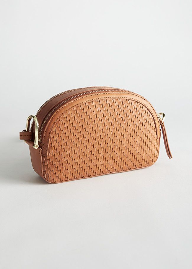 Braided Leather Half Moon Crossbody Bag | & Other Stories (EU + UK)