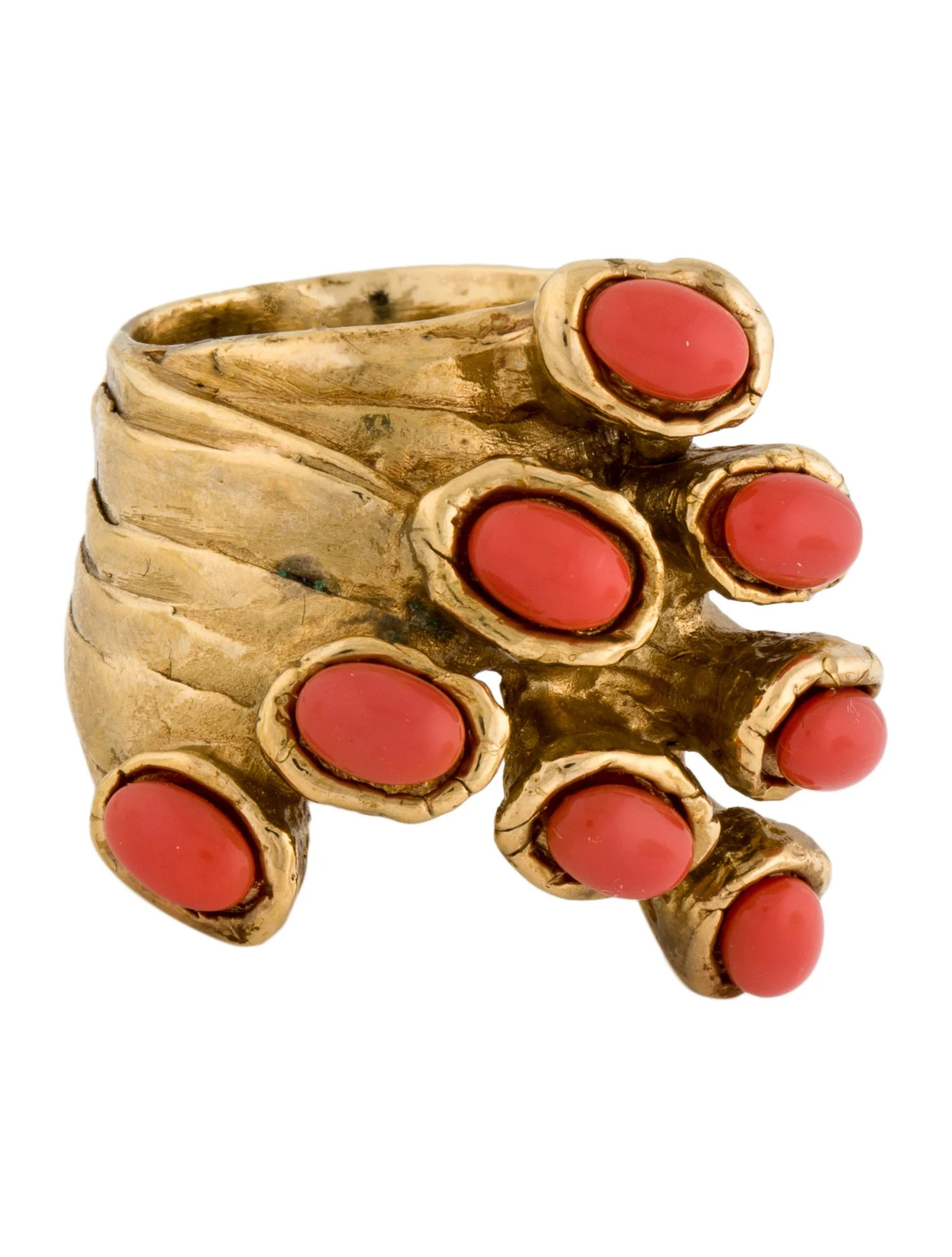 Resin Arty Dots Cocktail Ring | The RealReal