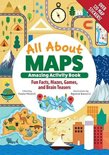 All About Maps Amazing Activity Book: Fun Facts, Mazes, Games, and Brain Teasers (Happy Fox Books... | Amazon (US)