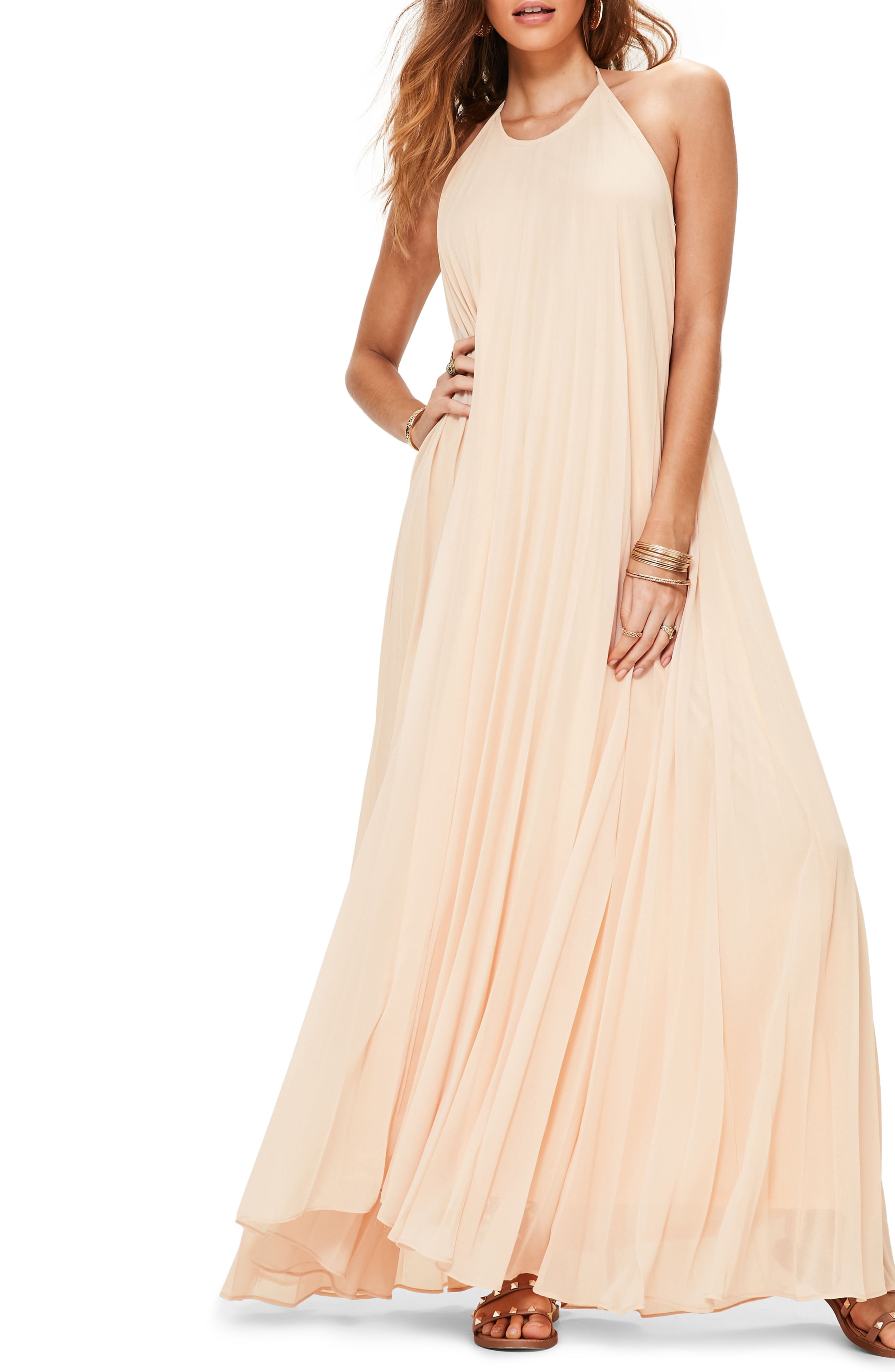 Pleated Maxi Dress | Nordstrom