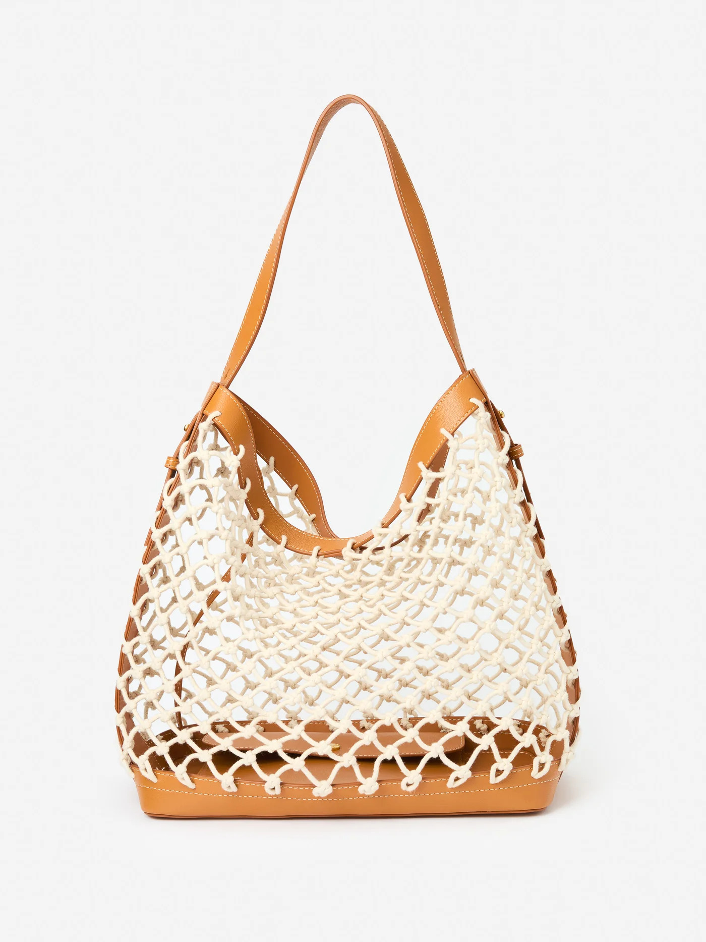 Wren Crochet & Leather Handbag | J.McLaughlin