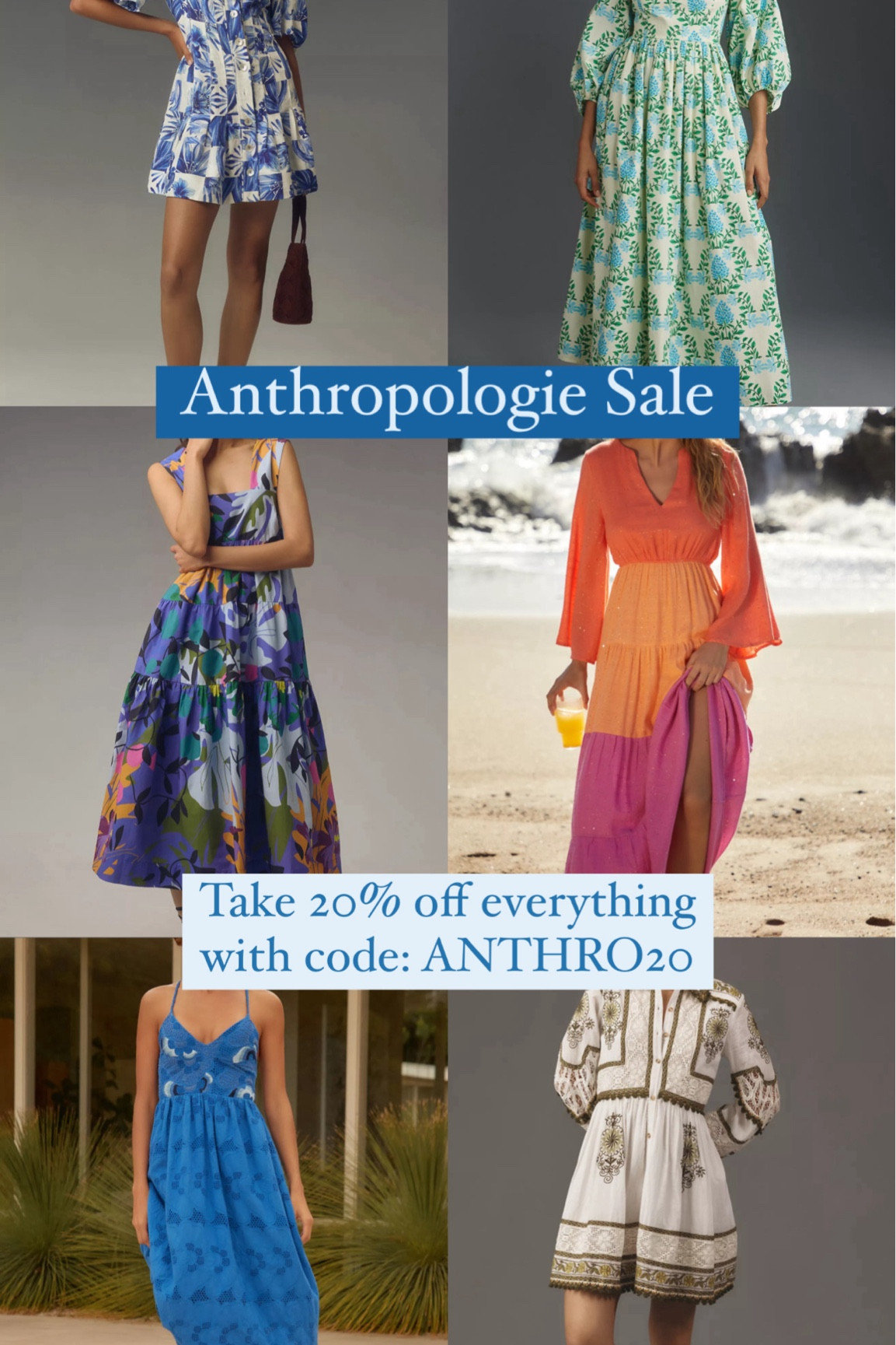 Anthropologie’s Sale is still going on. Take 20% off everything with code: ANTHRO20.