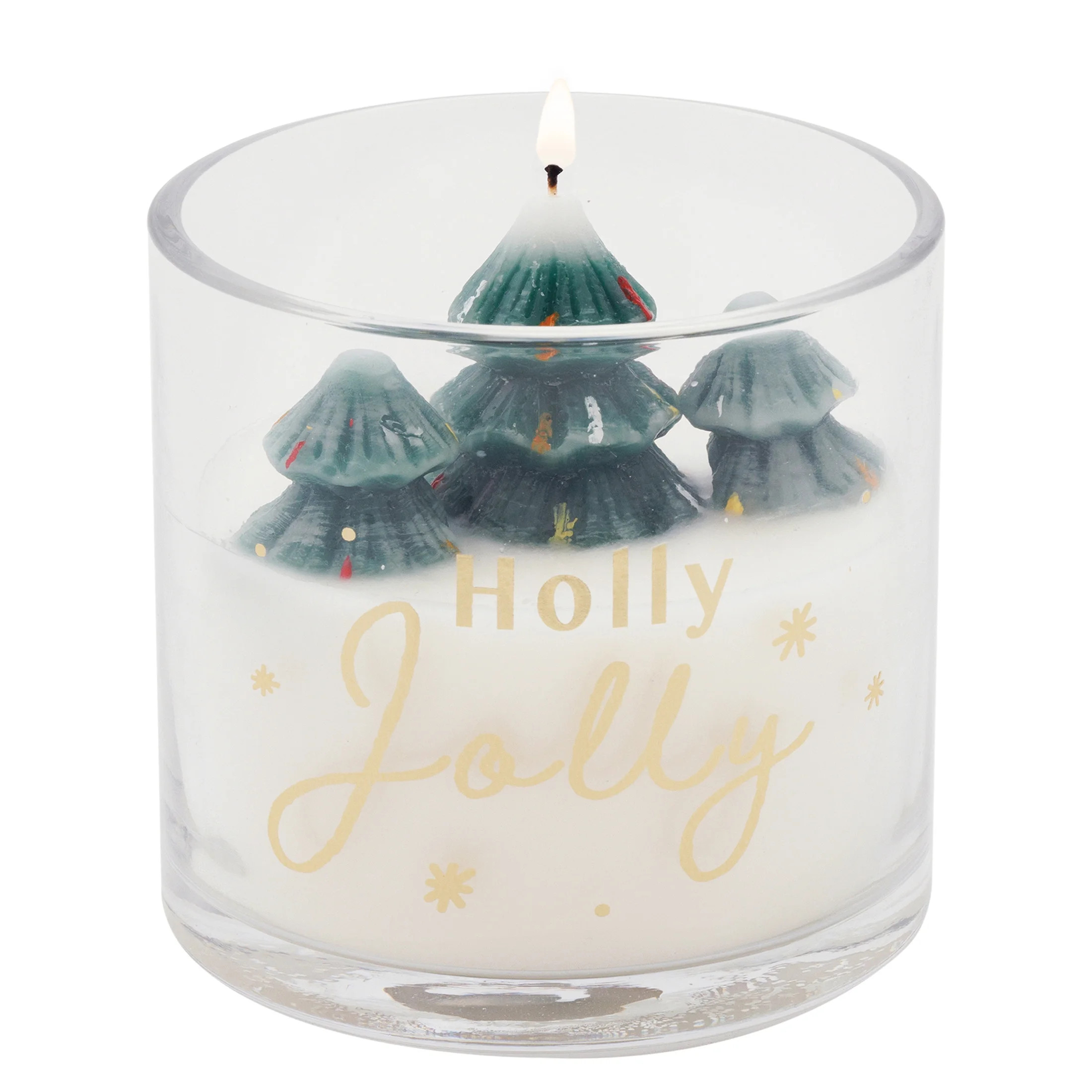 Mainstays 1-Wick Holiday Scene Scented Jar Candle, Figural Top, Alpine Forest, 10oz. - Walmart.co... | Walmart (US)