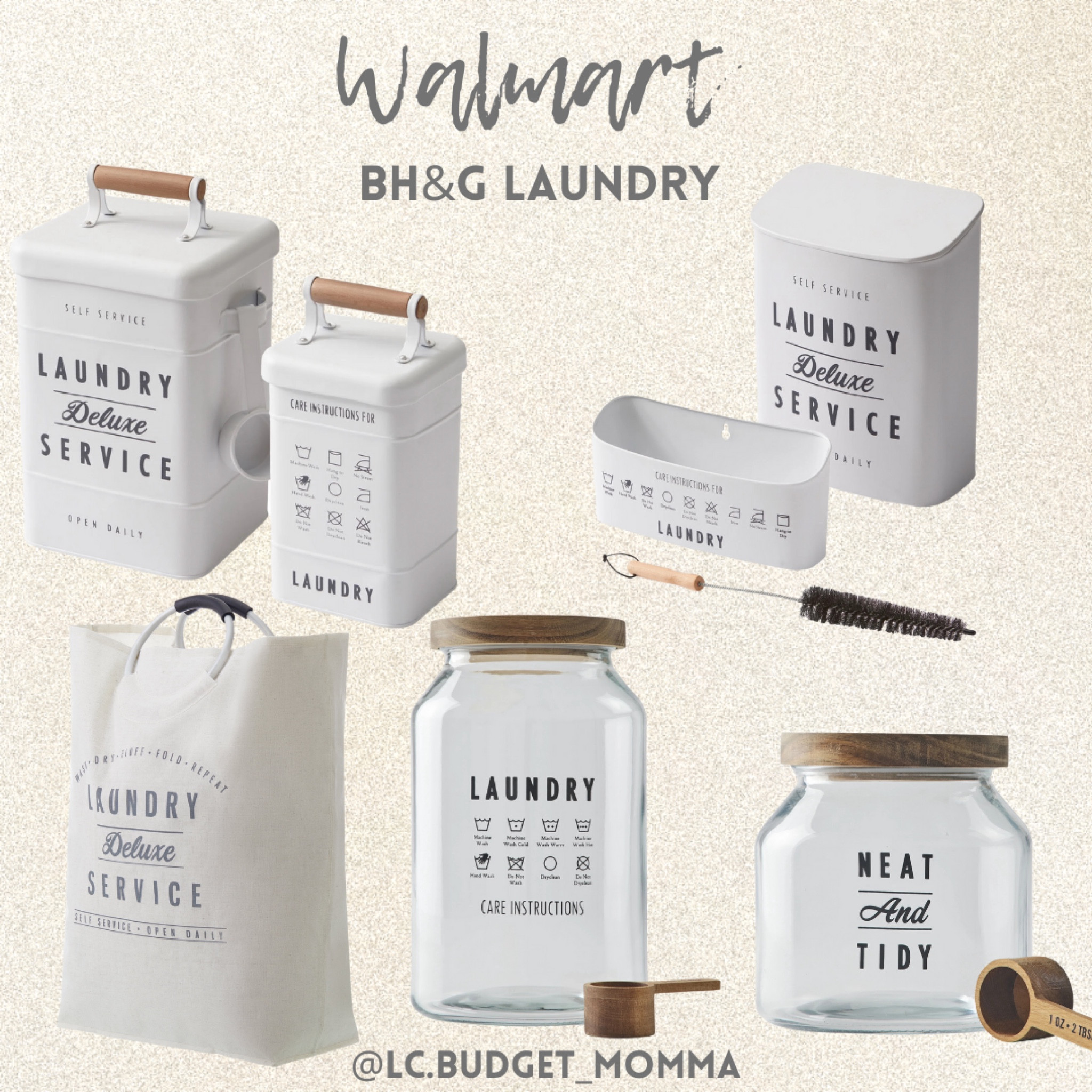 BH&G Laundry storage items! 

All in stock right now! 🤩

#walmart #laundry #laundryroom 

#LTKHome