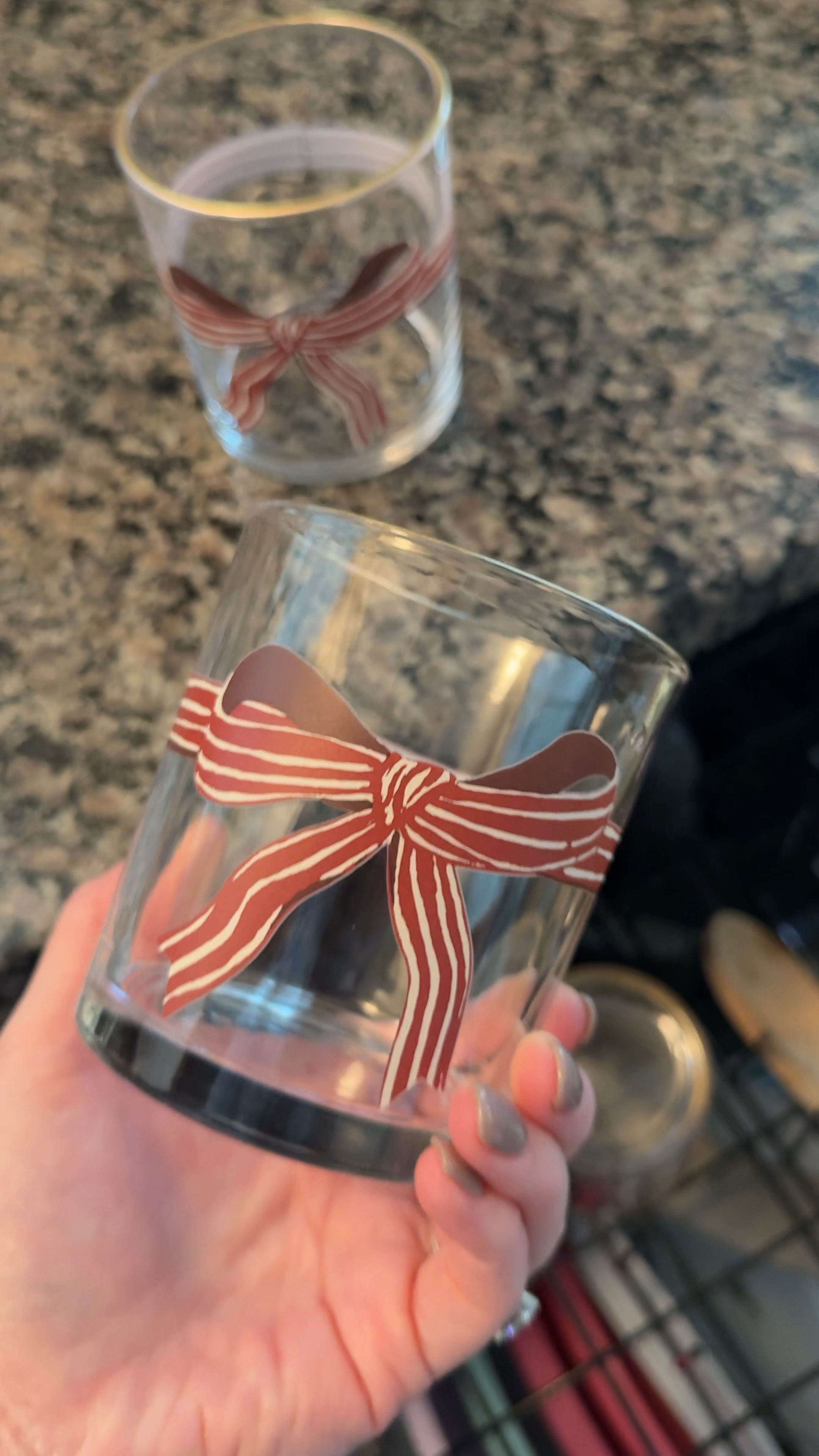 These cutie holiday cocktail glasses from Target said “hand wash” but I’m lazy and live dangerously 😂 They did great in the dishwasher!! ♥️🎀

#LTKVideo #LTKHoliday #LTKHome