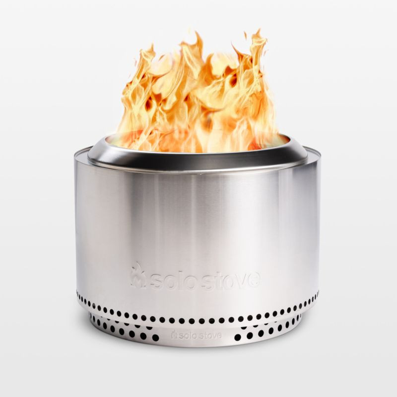 Solo Stove Yukon Smokeless Outdoor Fire Pit with Stand 2.0 + Reviews | Crate & Barrel | Crate & Barrel