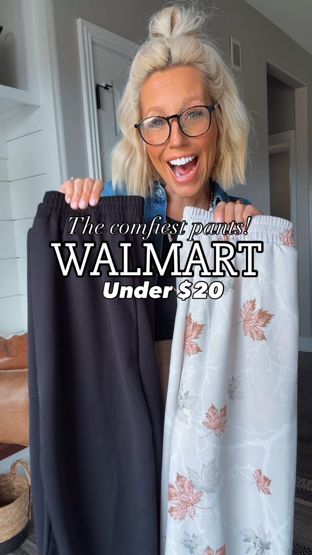 The comfiest pants that make the cutest outfits and under $20?! Yes, please!!!! Lots of color options and so fun to style!!! 
⬇️⬇️⬇️
Wearing size medium in everything except the striped top draped over my shoulders is size small and runs big! 

#LTKFindsUnder50 


#LTKOver40 #LTKSeasonal #LTKSaleAlert
