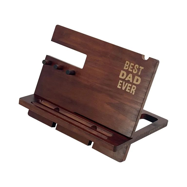 Father's Day Dad Desktop Phone Station With Wood Color - Way to Celebrate | Walmart (US)