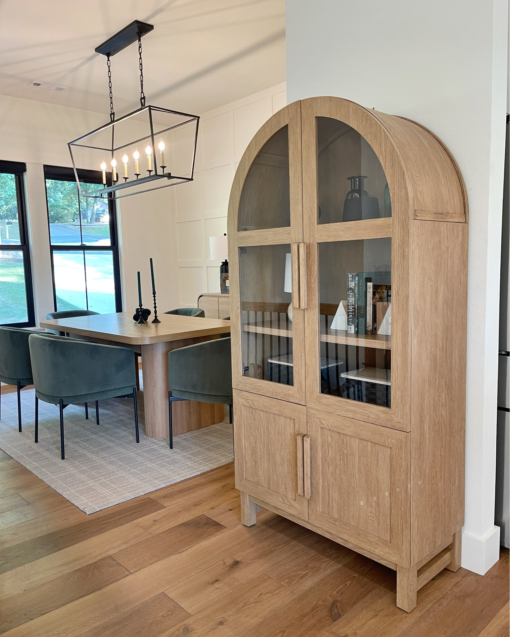 WALMART \ dining room brought to you by Walmart! Cabinet coming soon - linked table and chairs!

#LTKHome