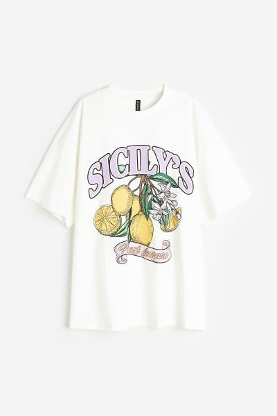 Oversized Printed T-shirt | H&M (US + CA)