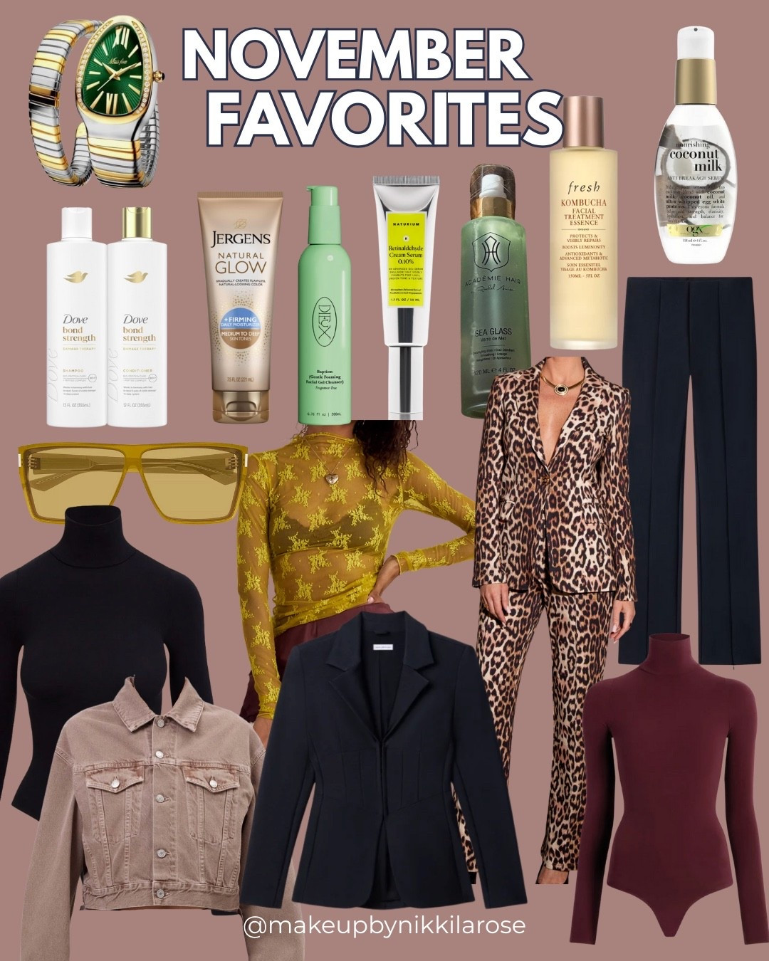 My Skin, Hair & Clothing Favorites for November!

#LTKBeauty