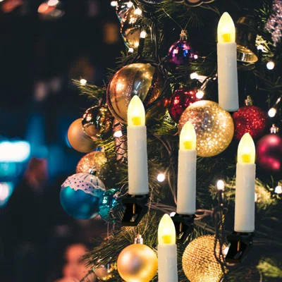 20 Candles String with Clips 8 Blinking Mode Led Light with Remote USB Power | Wayfair North America