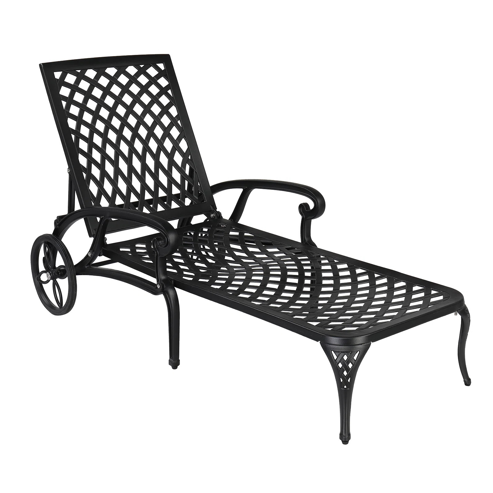 Dashani Outdoor Metal Chaise Lounge | Wayfair North America