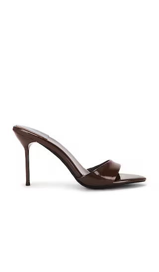 Ce Soire Mule in Brown Patent | Revolve Clothing (Global)