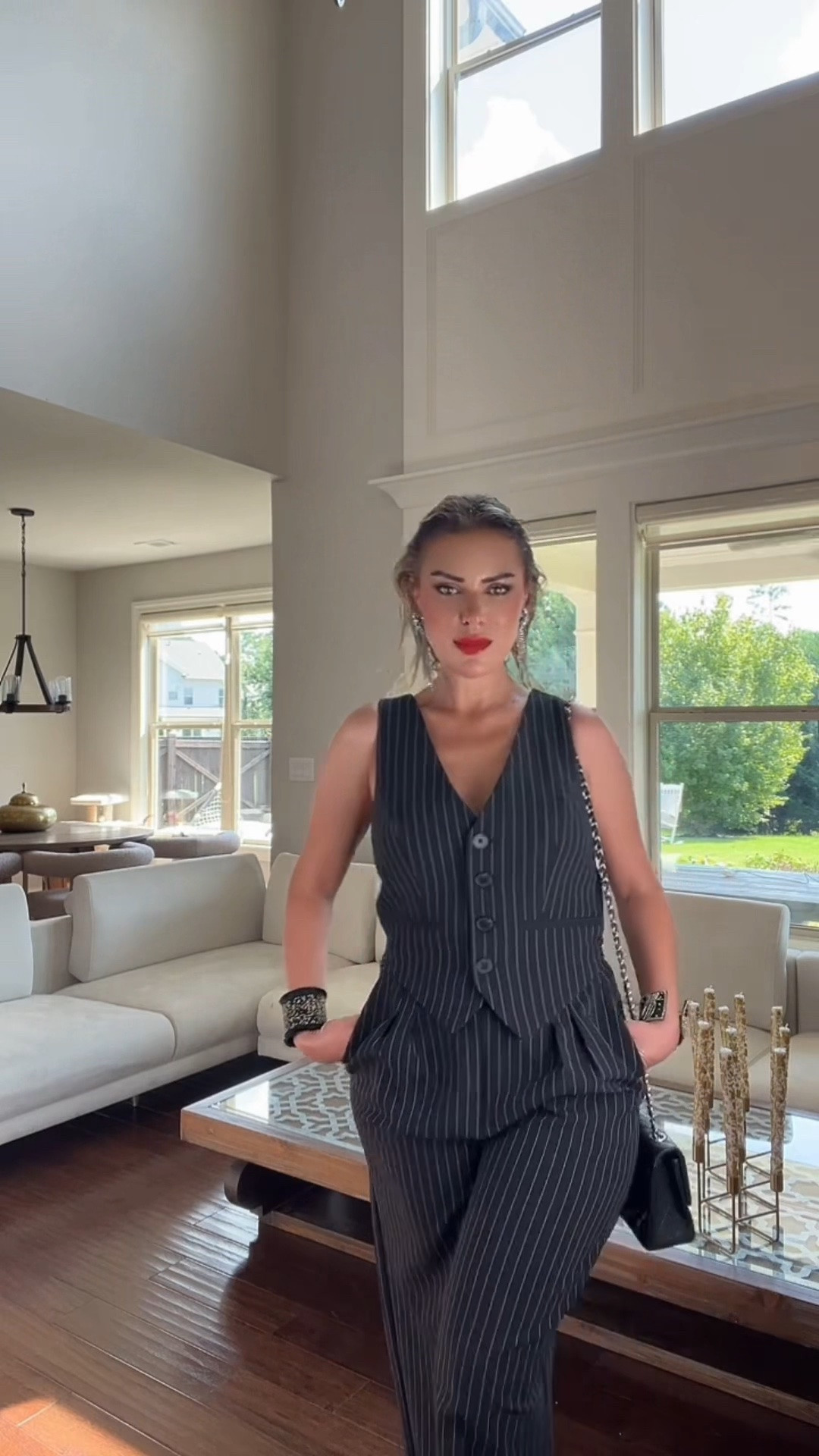 Women's 2 Piece Outfits Linen Vest Waistcoat Dressy Casual Sets Wide Leg Pants Suits

I love pinstriped suits, and this is one of my favorite outfits; gift ideas for Father's Day are in my bio👆

#LTKgrwm #LTKootd #LTKdayinmylife