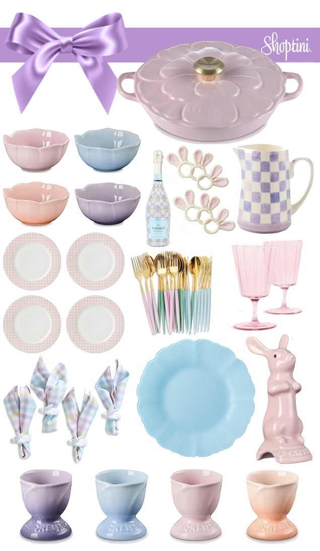 Pastel Tabel Top Decor for Easter Brunch / Easter decor / Easter Sunday tablescape items 

#LTKHome #LTKSeasonal #LTKSaleAlert