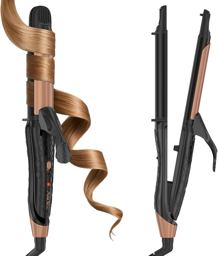 Dual Voltage Curling Iron, 2 in 1 Travel Curling Iron, 1 inch Hair Curler, European Travel for Wo... | Amazon (US)