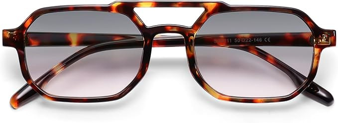 Retro Rectangle Aviator Sunglasses for Women Men Trendy 90s Classic Square Frame Shades SJ2627 | Amazon (US)