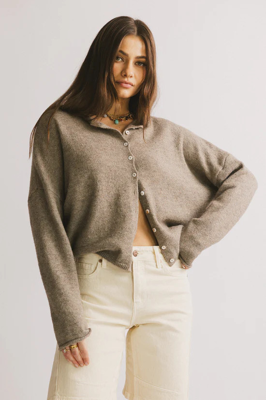 Maci Cardigan in Mocha | Böhme US
