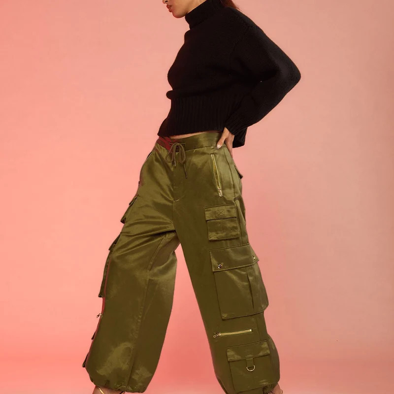 Cynthia Rowley S Cargo Pants - Green - Green | Verishop