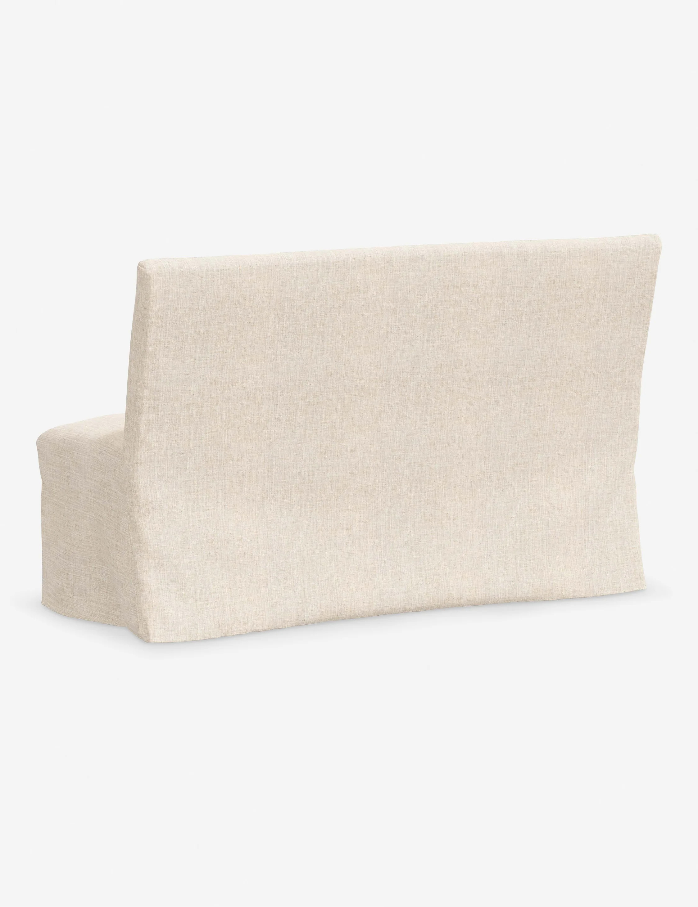 Haddan Slipcover Dining Bench | Lulu and Georgia 