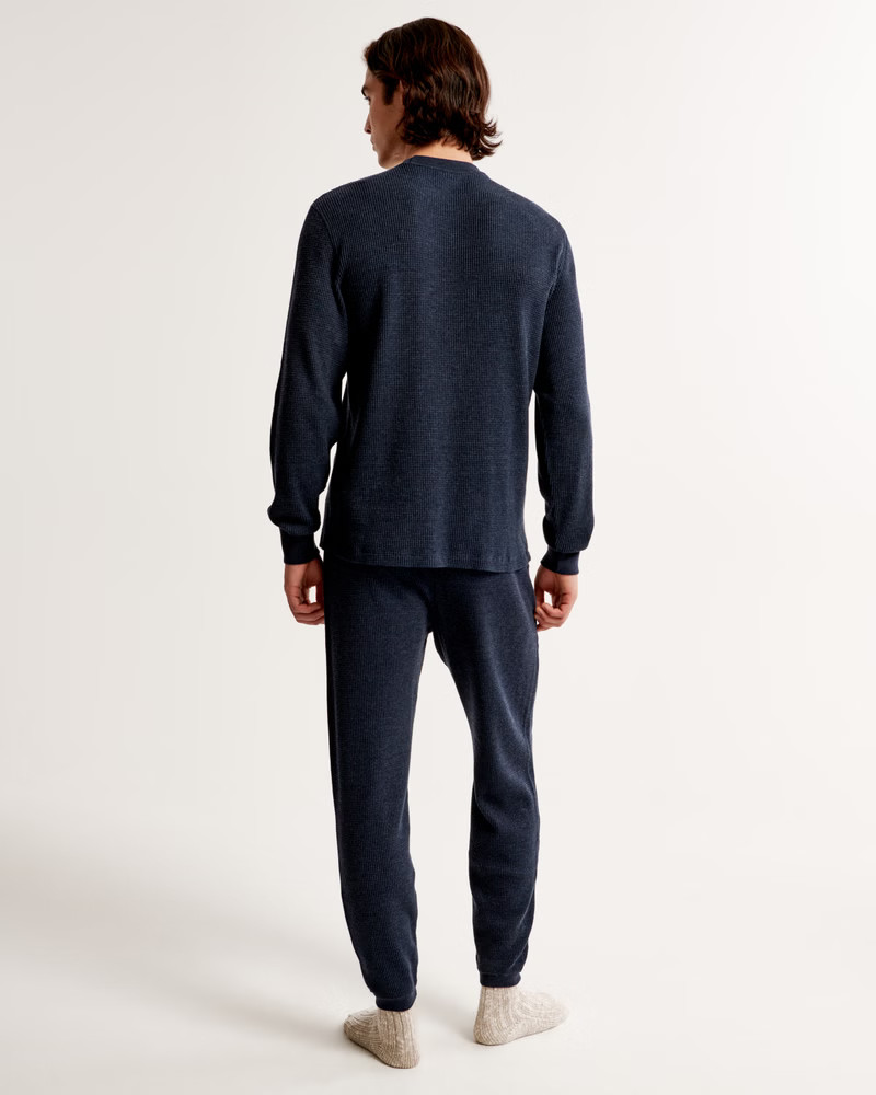 Men's Waffle Joggers Sleep Set | Men's Sleepwear | Abercrombie.com | Abercrombie & Fitch (US)