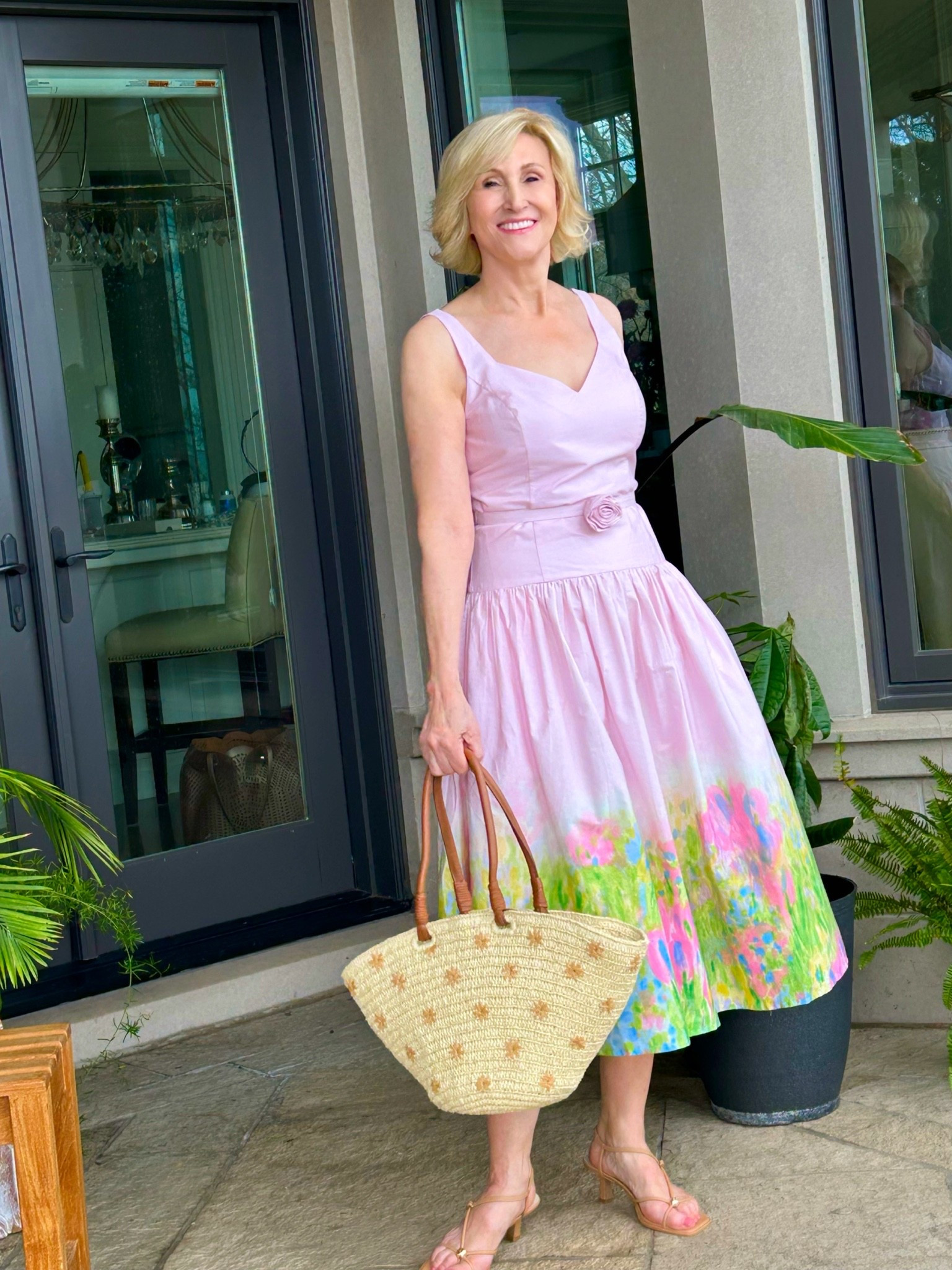 There’s something about a pretty pink dress that instantly lifts my mood 💕 This floral detail dress from Macy’s felt so feminine and easy to wear, especially paired with simple nude heels and my favorite straw bag.

I think one of the biggest style shifts for me over the years has been realizing that looking polished doesn’t have to mean being uncomfortable. These softer, effortless pieces are the ones I reach for again and again because they make me feel confident without trying too hard.

#LTKOver40 #LTKSeasonal #LTKootd