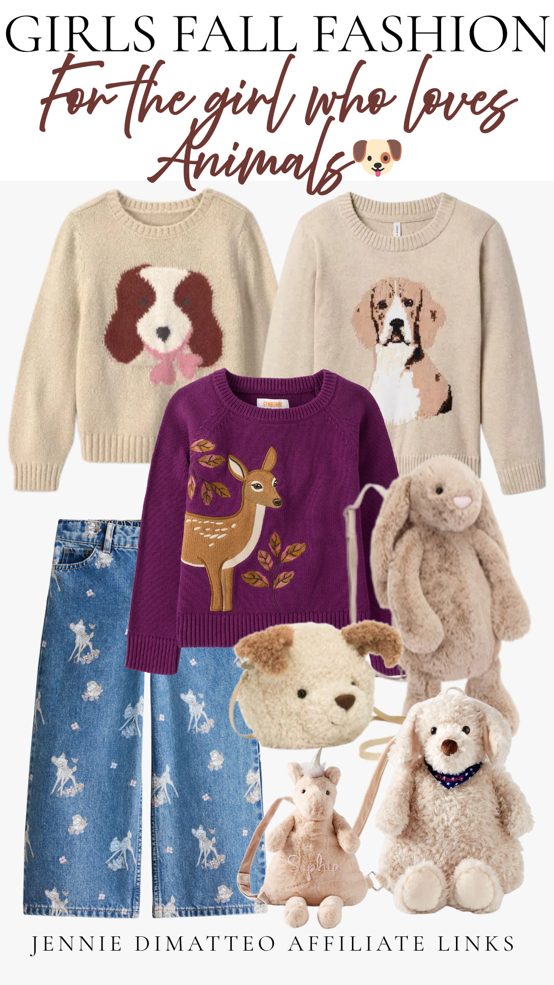 For the girl who would bring home every animal if she could 🐶🐰🤎 cozy sweaters, woodland details + the cutest little animal accessories for fall!

#GirlsFallFashion #AnimalLover #AnimalLoverGirl #GirlsFashion #KidsFallFashion #GirlsOutfitIdeas #GirlMom #KidsStyle #FallFashion #CozyKidsStyle #LTKKids #LTKFamily #LTKFinds 

 #LTKootd #LTKBaby #LTKKids