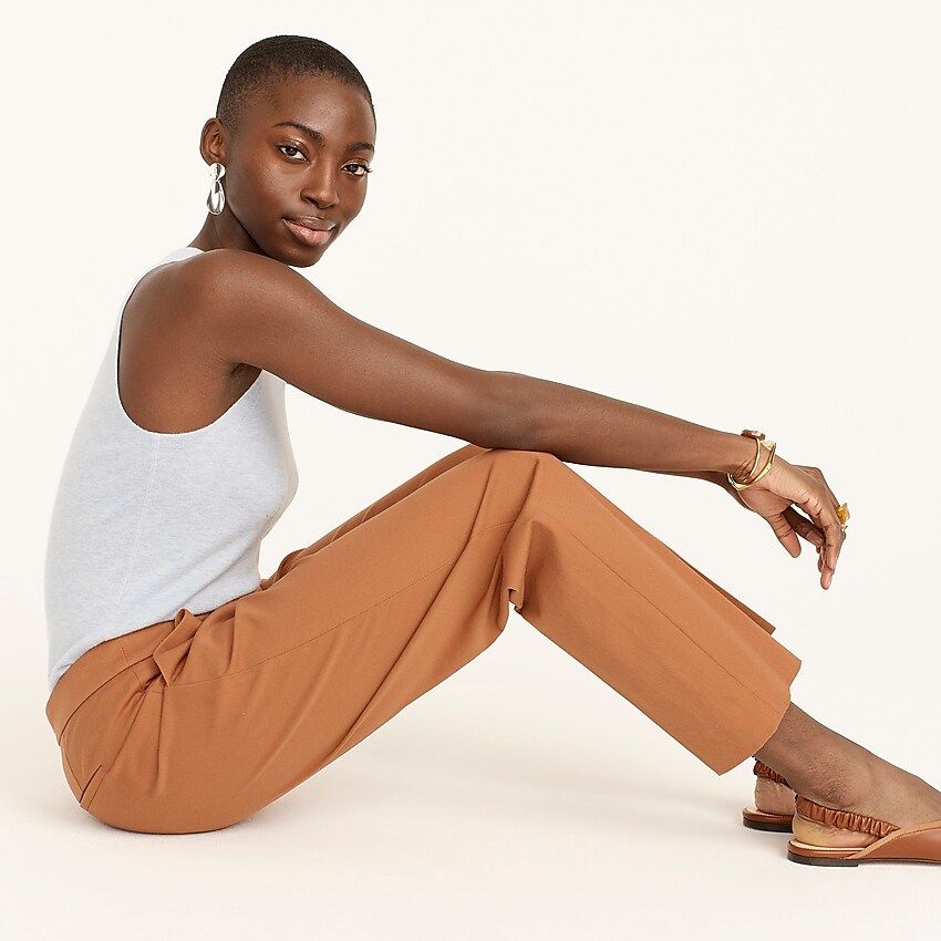 Kate straight-leg pant in bi-stretch cotton | J.Crew US