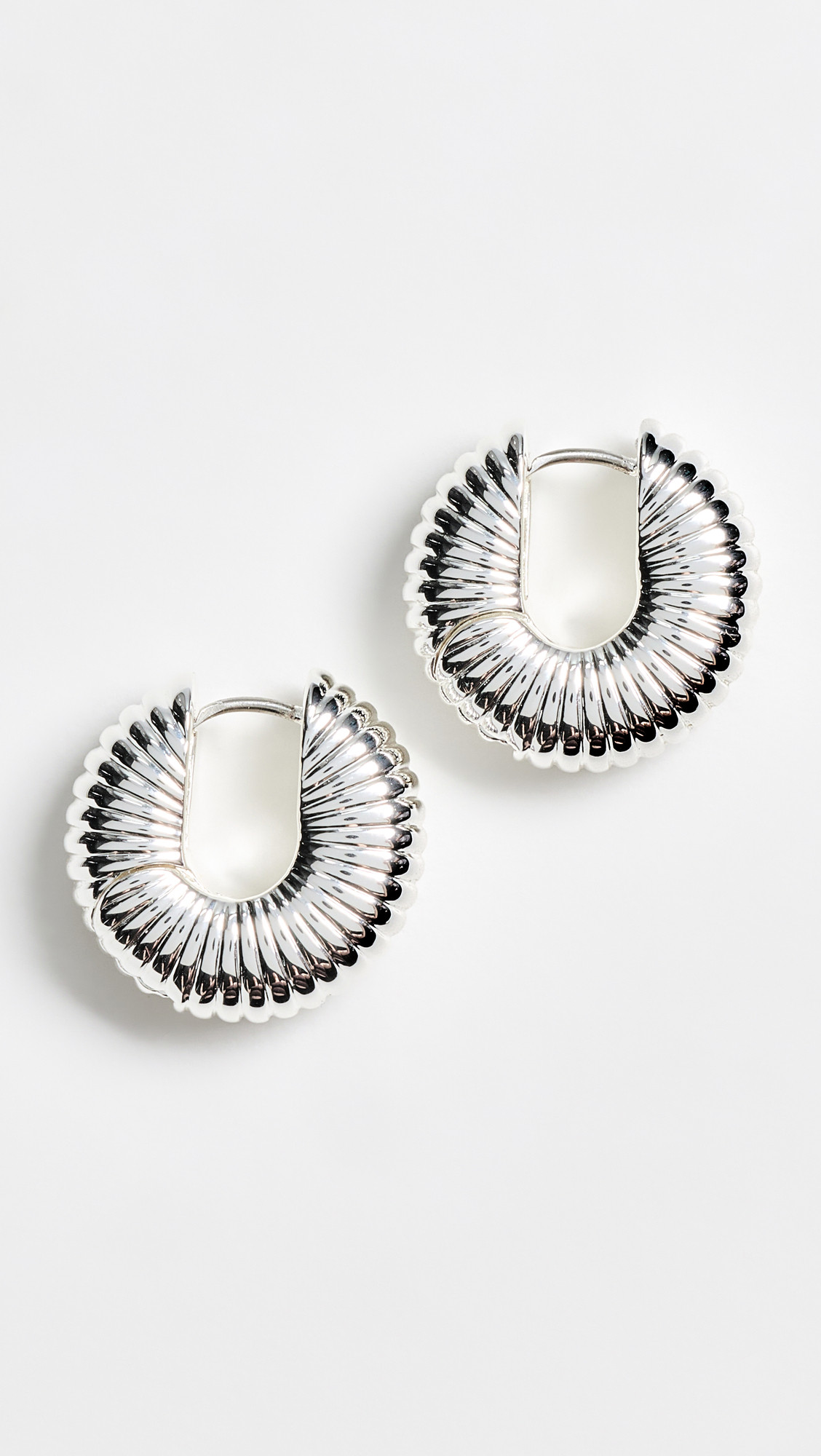Gorjana Cress Huggies Silver One Size | Shopbop