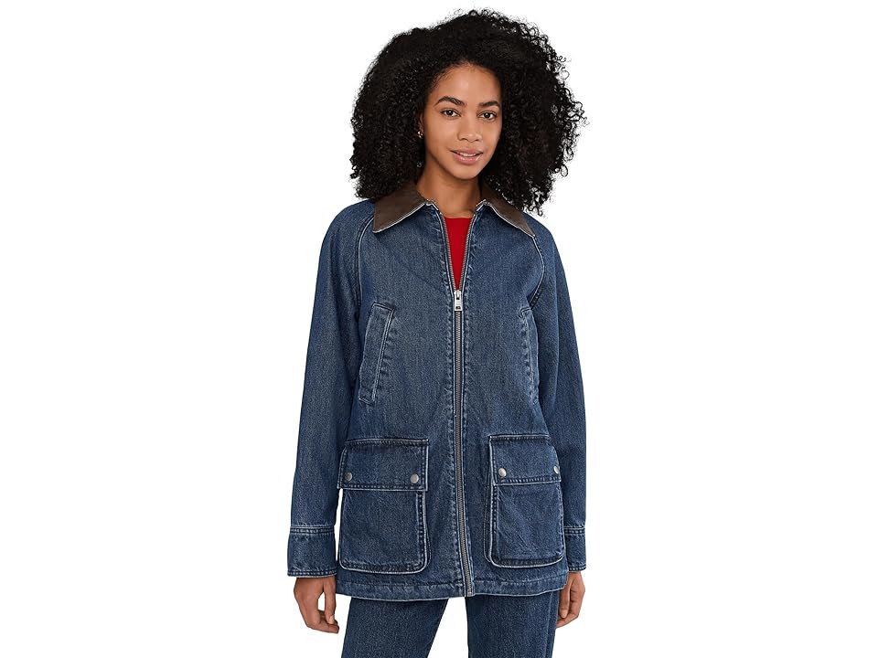 Levi's(r) Cotton Barn Jacket Women's Jacket Denim : MD, Cotton/Denim | Zappos