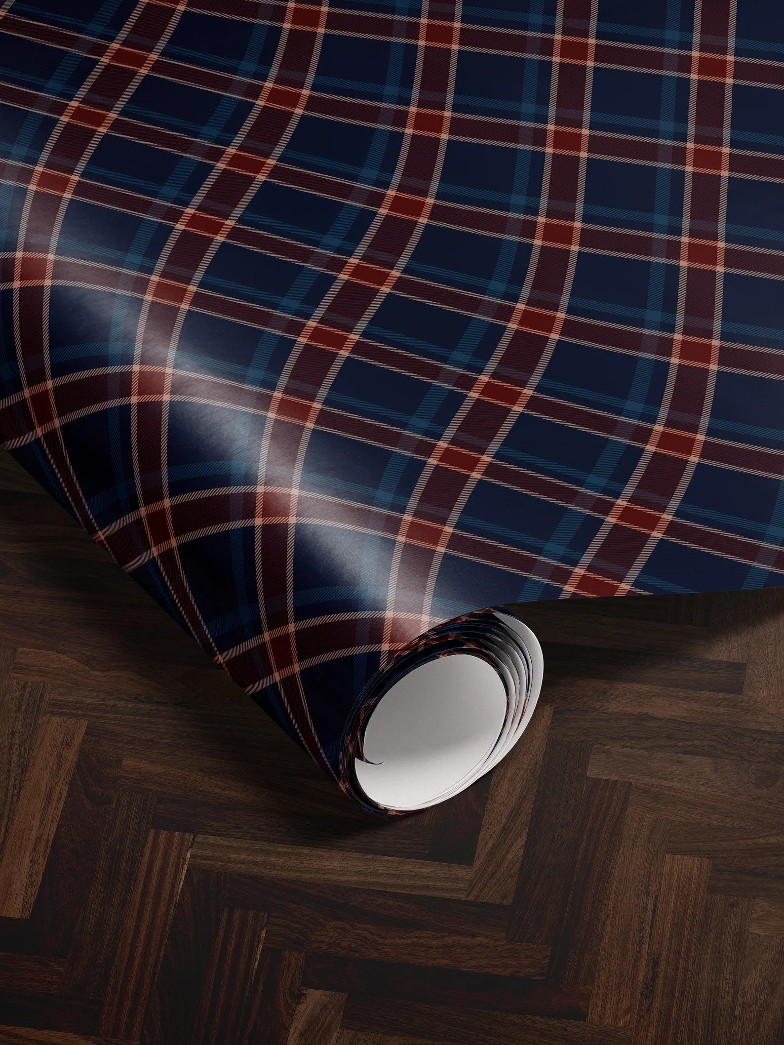 Traditional Plaid Wrapping Paper Holiday Gift Wrap Tartan Gift Wrap Elegant Christmas Gift Wrap C... | Etsy (US)