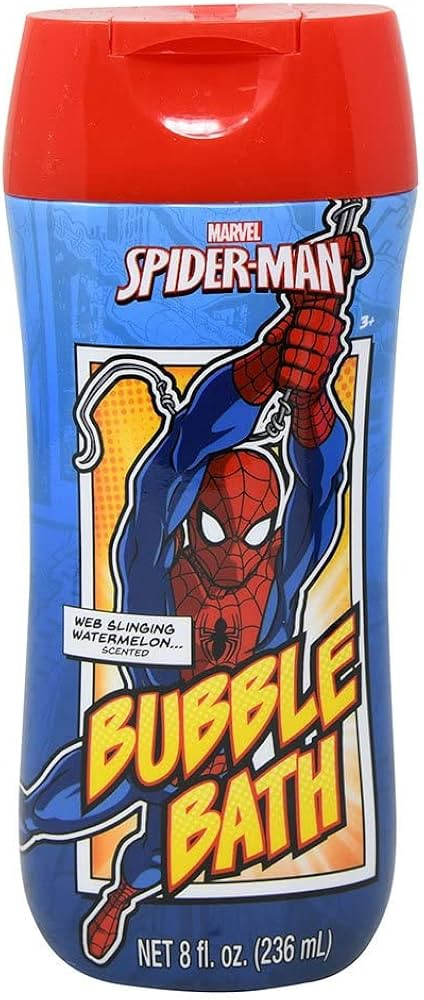 Marvel Comics Spiderman Web Clinging Watermelon Scent Bubble Bath | Amazon (US)