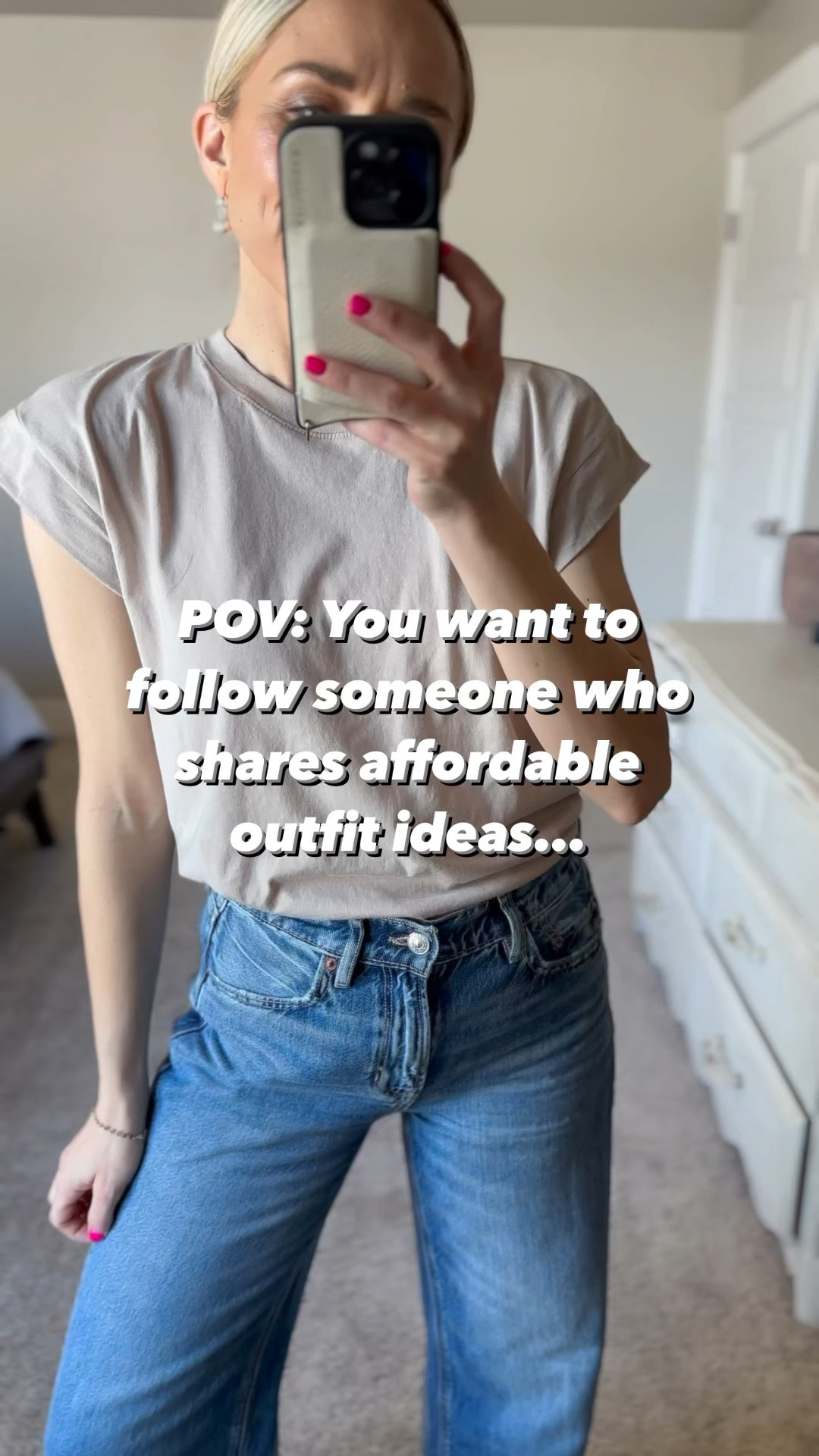 Perfect spring casual outfit idea!

Wearing a size 0 short in jeans 

Small in top

Size down 1/2 a size in shoes 

#LTKfindsunder50 #LTKSeasonal #LTKstyletip