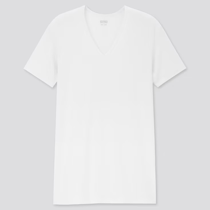 MEN HEATTECH V-NECK SHORT-SLEEVE T-SHIRT | UNIQLO (US)