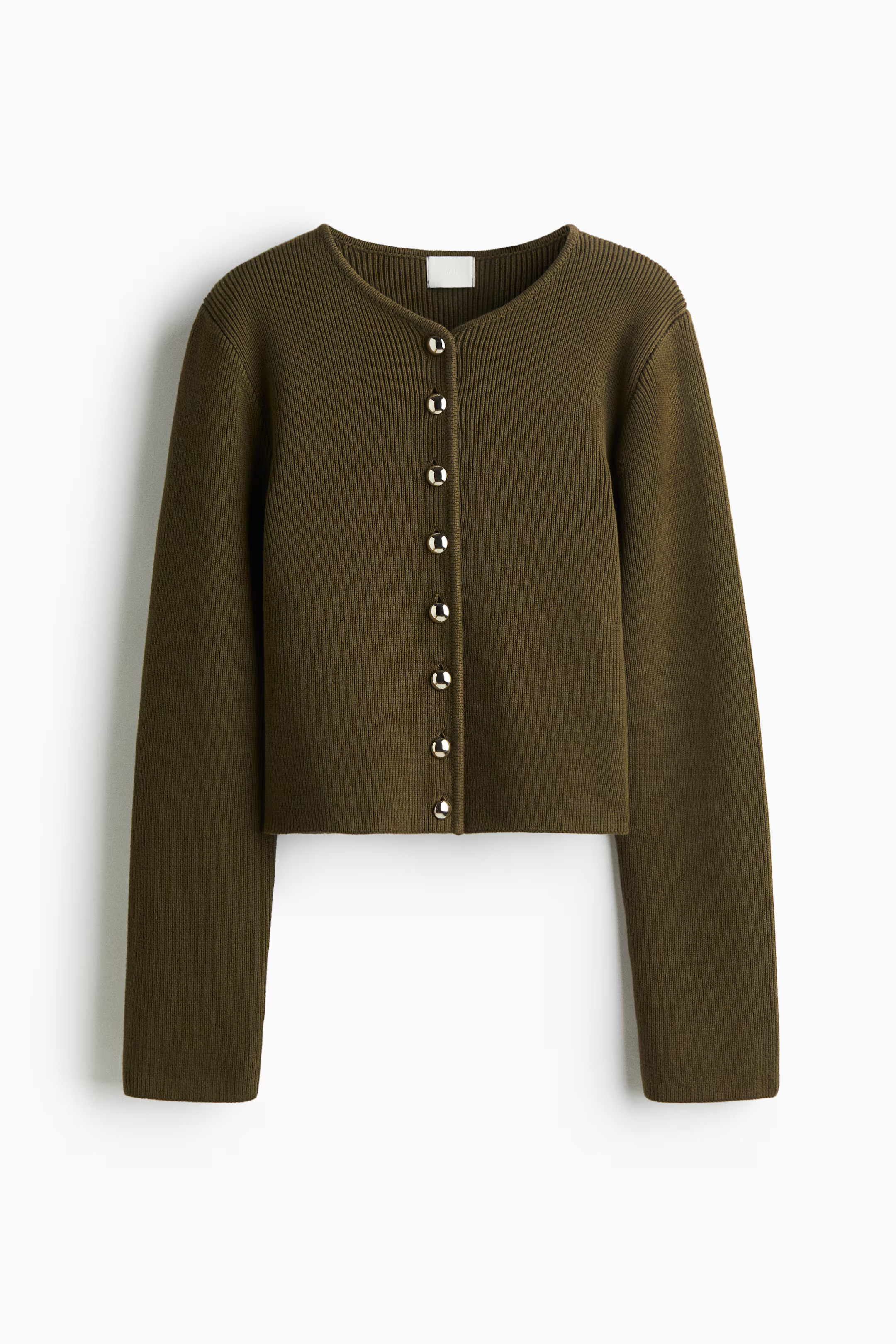 Rib-Knit Cotton Cardigan | H&M (US + CA)