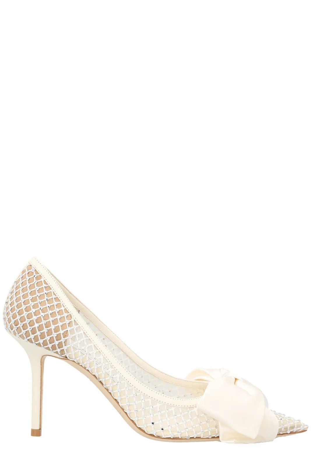 Jimmy Choo Bow Detail Pointed Toe Pumps | Cettire Global