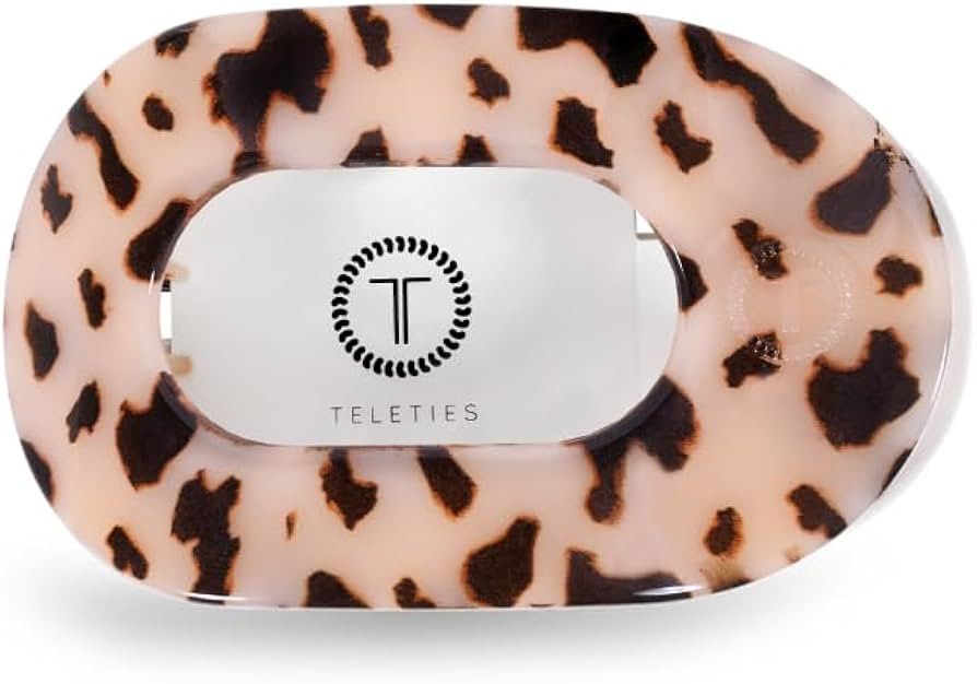 TELETIES - Large Flat Round Clip - Strong Grip, Bendable Teeth, Comfortable Curved Design - For L... | Amazon (US)