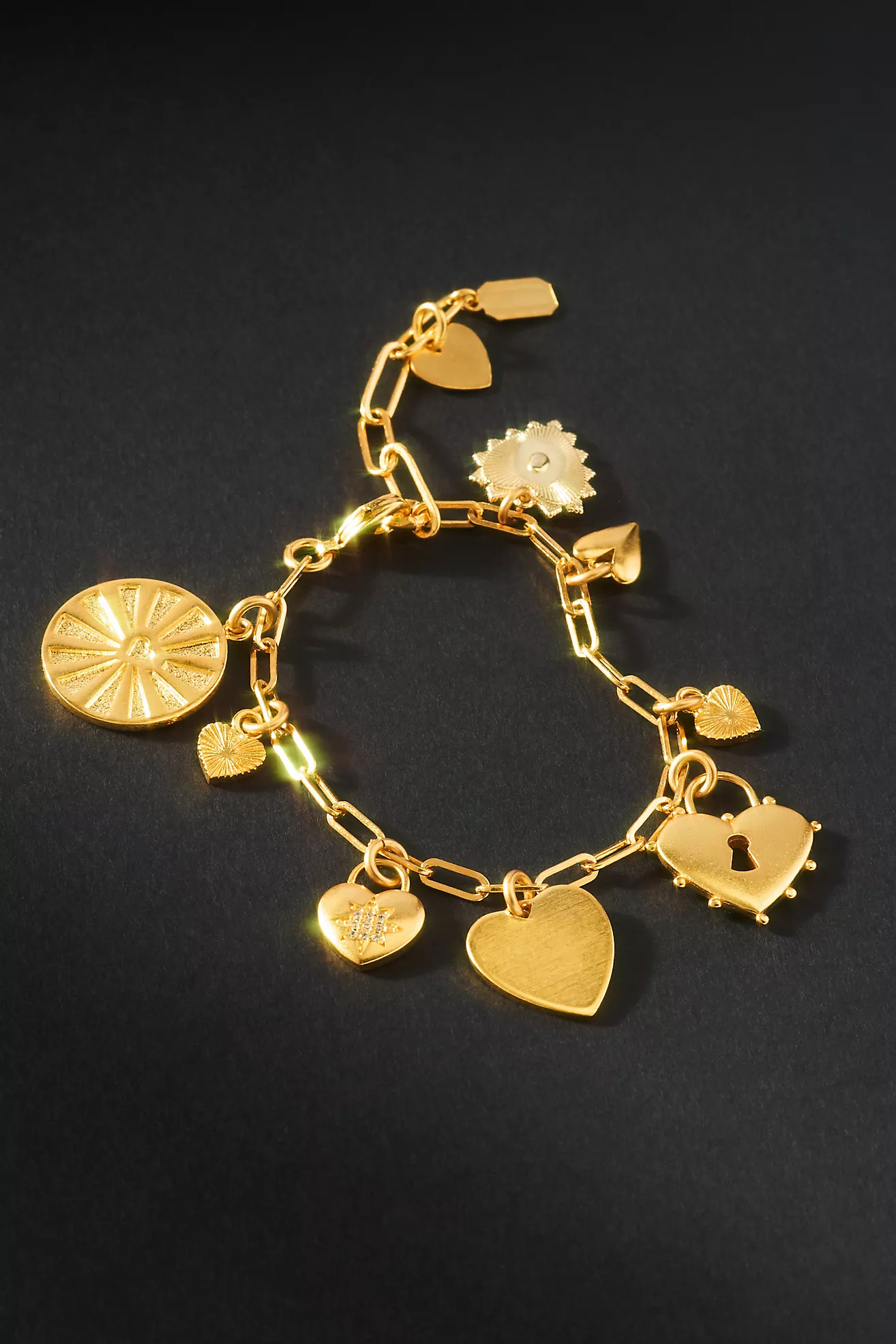 Elizabeth Cole Chandra Charm Bracelet | Anthropologie (US)
